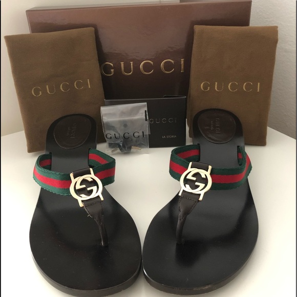 Gucci Shoes - Authentic Gucci Thong Sandals